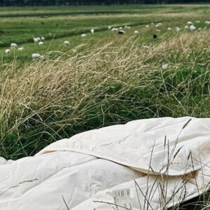 Sommer-Schurwolldecke, 155 x 220 cm