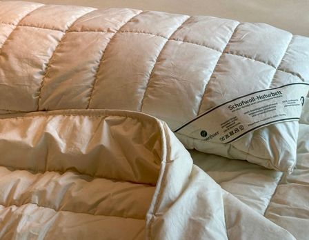 Übergangs-Schurwolldecke, 135 x 200 cm – Bild 4