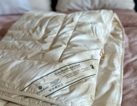 Übergangs-Schurwolldecke, 135 x 200 cm