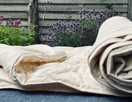 Sommer-Schurwolldecke, 155 x 220 cm – Bild 2